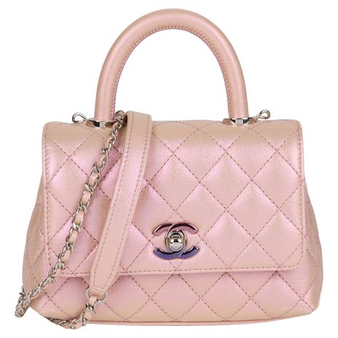 chanel iridescent pink chevron|CHANEL Iridescent Caviar Chevron Quilted Mini  .